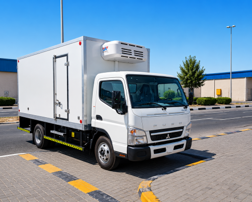 Refrigerated Truck engine driven banner